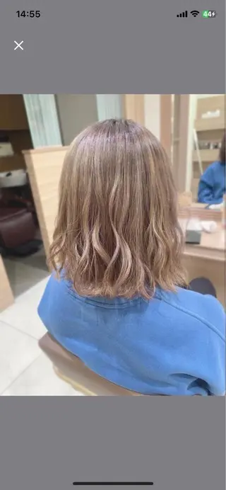 ミディアム 小平 悠人のヘアスタイル