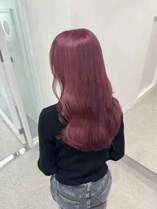 ロング カラー ヘアアレンジ ♥️暖色支持多数 ♥️銀座 mioのヘアスタイル