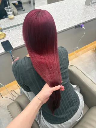 カラー 盛れる艶髪カラー Harusa🎀のヘアスタイル