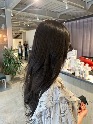 ロング カラー 松尾 輝海のヘアスタイル