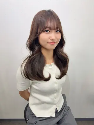 ロング レイヤー/伊勢崎 /よしかわあんみのヘアスタイル