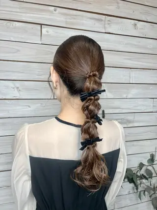 ロング 西林 玲那/ヘアセットのヘアスタイル