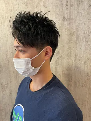 ショート メンズ 川崎 龍馬のヘアスタイル