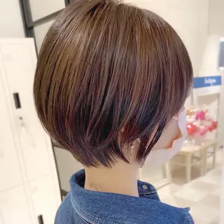 ショート カラー 💍新宿ショート 💍岩田莉奈のヘアスタイル