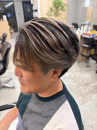 ショート カラー メンズ メンズパーマ特化 🦖森田道成のヘアスタイル