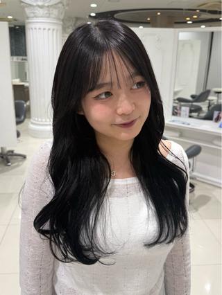 ロング 中村 日南のヘアスタイル