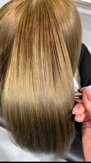 ロング あさひ かなのヘアスタイル