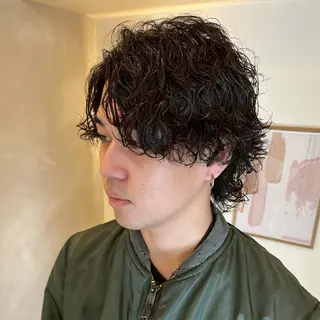 ショート パーマ 草野ゆずき⌇縮毛矯正 ⌇Wカラー⌇レイヤーのヘアスタイル