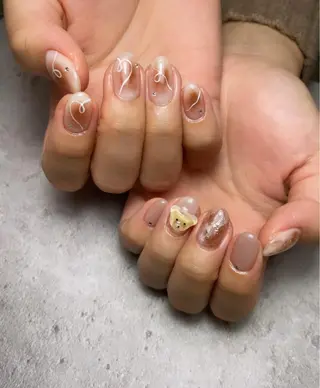 ショート ネイル BELLUNA Mizuki❤︎のネイルデザイン