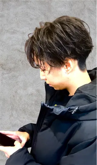 メンズ 札幌栄町メンズパーマ 近藤かなたのヘアスタイル