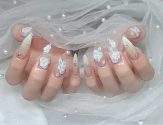 ネイル 🎀PG🩵 ネイルサロンのネイルデザイン