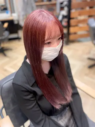 ロング カラー 望恵🌸韓国🇰🇷 艶髪スタイルのヘアスタイル