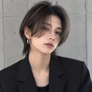カラー メンズ 鳥ちゃん🐥/中性系 /西中島/新大阪のヘアスタイル