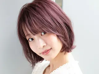 ミディアム カラー 当日予約◎/縮毛矯正 /艶カラー/雨森大晃のヘアスタイル