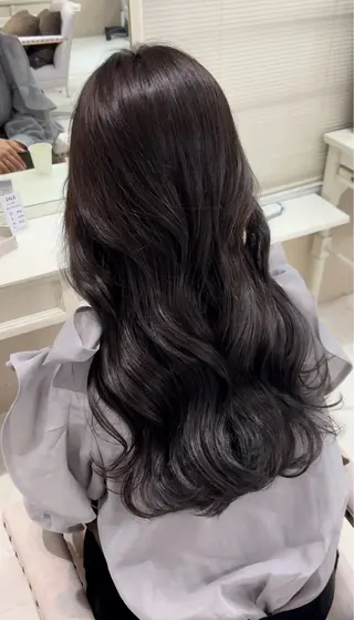 ロング カラー 巻ける縮毛矯正 Sachi🐰のヘアスタイル