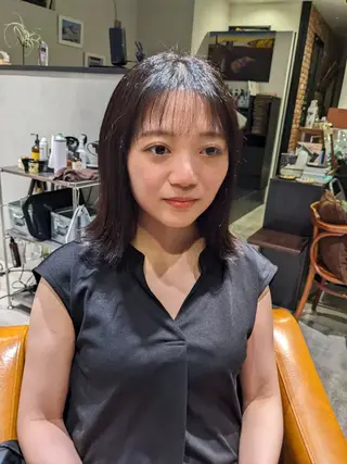ミディアム over two 藤が丘のヘアスタイル