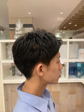 メンズ 髪質改善/艶感カラー 田中 陵のヘアスタイル