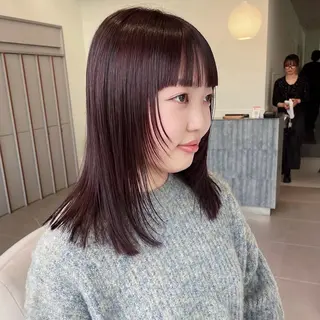ミディアム カラー ☪️ブリーチ特化/ レイヤーボブ🪄aiのヘアスタイル