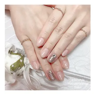 ミディアム ネイル 🐾enen style 🐾のネイルデザイン