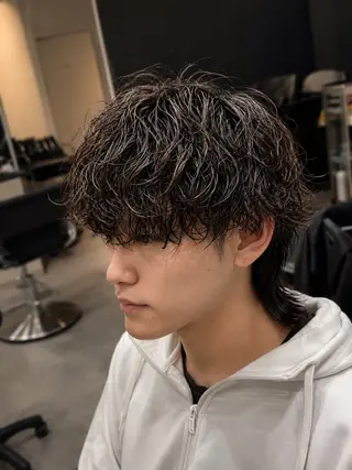 ショート パーマ メンズ 🌀メンズパーマ特化 名古屋/shu🌀のヘアスタイル