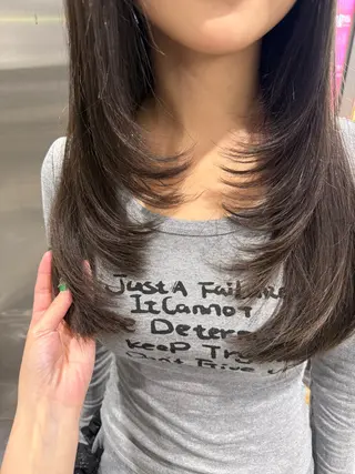ロング ハイトーン/レイヤー ARISA🐺⚡️のヘアスタイル