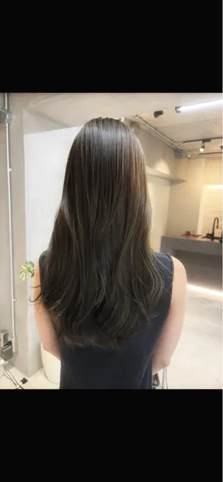 ロング カラー ヘアアレンジ 縮毛矯正特化 指名No.1shunのヘアスタイル