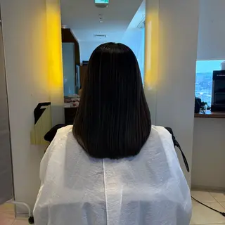 ロング 森田 玲央のヘアスタイル