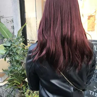 ロング 艶髪color💎髪 質改善ストレート大吉のヘアスタイル