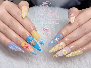 セミロング Linanail Nambaのマツエク・マツパデザイン