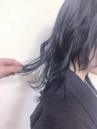 ミディアム カラー 💛🤍U too e’s /店長🧸のヘアスタイル