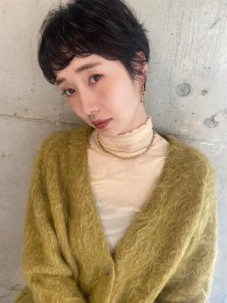 ショート カラー ヘアアレンジ lani ブリーチ /ダブルカラーのヘアスタイル