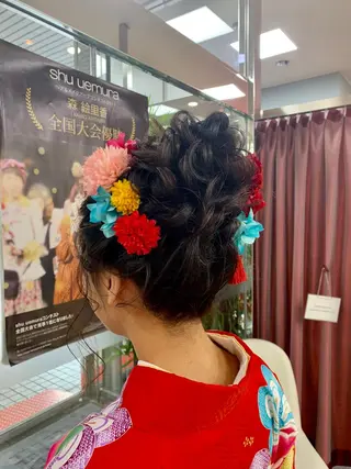 ロング ヘアアレンジ 荒清  圭以のヘアスタイル
