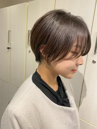 ショート カラー ハイトーン×似合わせ 🌱中川慎之介のヘアスタイル