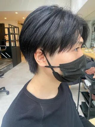 ミディアム カラー メンズ 似合う髪型見つけます AYAKAのヘアスタイル