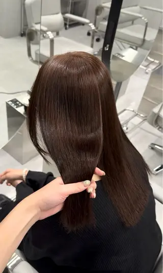 セミロング ハイトーン/梅田/ sakuraのヘアスタイル