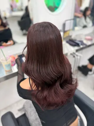 カラー girlな暖色ヘア 🪽🫧ハルナ🎀のヘアスタイル