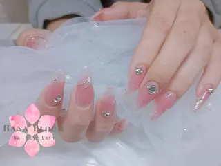 ネイル Hana Bloom Nail💜Akiのネイルデザイン