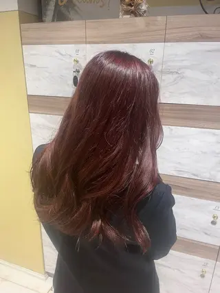 カラー EARTH/A YUNA🤍のヘアスタイル