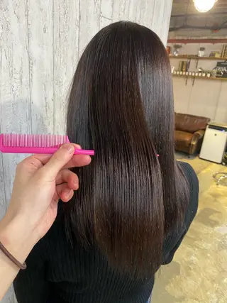 ロング カラー 勝河 怜楊のヘアスタイル