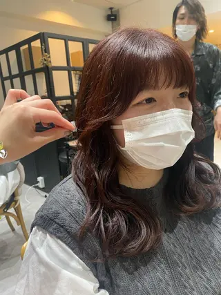 ミディアム カラー 似合う髪型見つけます AYAKAのヘアスタイル