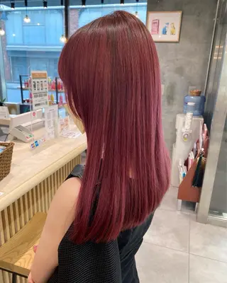 ロング カラー うる艶×透明感カラー 🫧/ほのかのヘアスタイル
