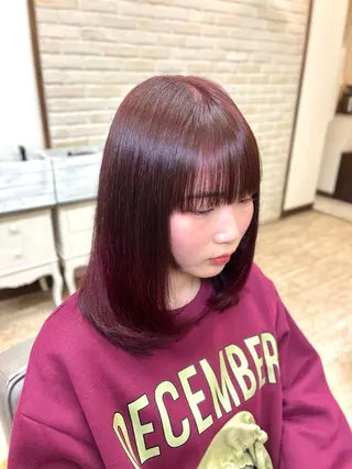 カラー 永井 若菜のヘアスタイル