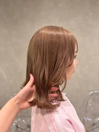 ミディアム カラー regalo Acari🍎のヘアスタイル