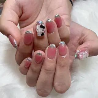 ネイル 🎀nana🫧 ワンホンネイル🎀のネイルデザイン