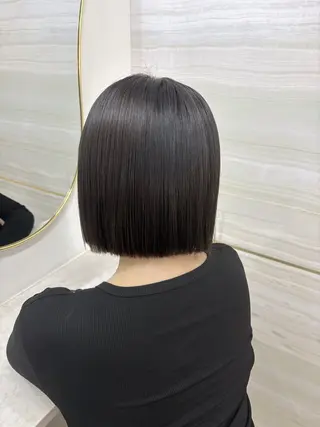 ショート 🩶縮毛矯正/カラー /大宮/あやね⛓🩶のヘアスタイル