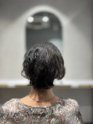 ショート くせ毛カット終着点 カワサキトオル溝の口のヘアスタイル