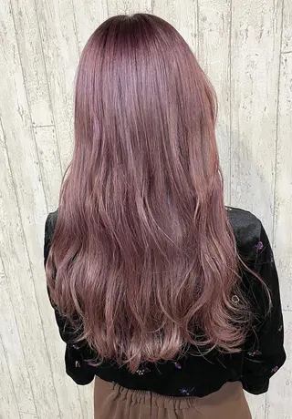 ロング カラー 勝河 怜楊のヘアスタイル