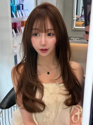 ロング カラー ヘアアレンジ 【博多髪質改善】 吉村　清志のヘアスタイル