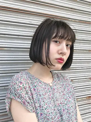 ミディアム カラー パーマ ヘアアレンジ メンズ キッズ ネイル マツエク・マツパ tatsumi/ボブ ウルフ/レイヤーのヘアスタイル
