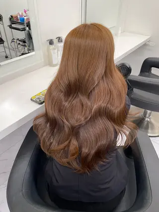 ロング 🤍透明感カラー/ 韓国レイヤー🤍のヘアスタイル